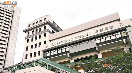 瑪麗醫院完成全港首宗植入新式「左心室體外人工心臟輔助器」的手術。	（吳啟偉攝）