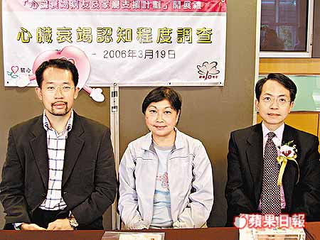 患有第三期心臟衰竭的李永偕（左）現時積極控制飲食和勤做運動，病情因而得以穩定下來。