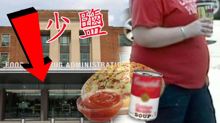 美首發減鹽指引 向飲食業埋手 涵蓋150食物