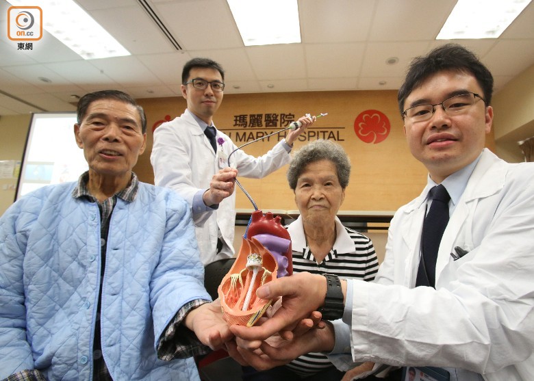 瑪麗醫院心臟診療團隊2015年起共為12名病人植入第三代人工心瓣。(黃偉邦攝)