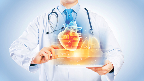 21449200 – Close Up Of Doctor S Body With Tablet Pc In Hands